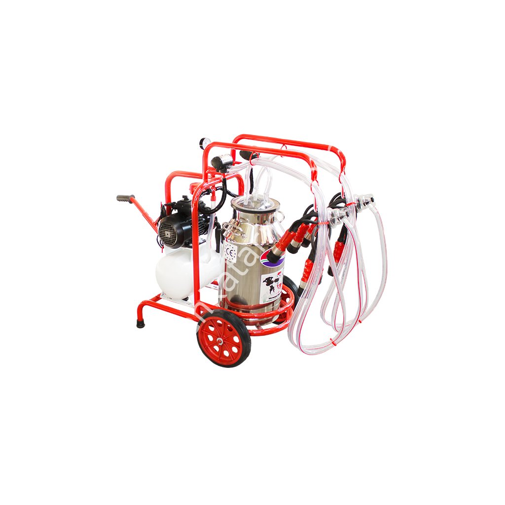 SÜT SAĞIM MAKİNESİ ÇİFTLİ KROM 40 LT KURU TİP (SİLİON MEMELİ)